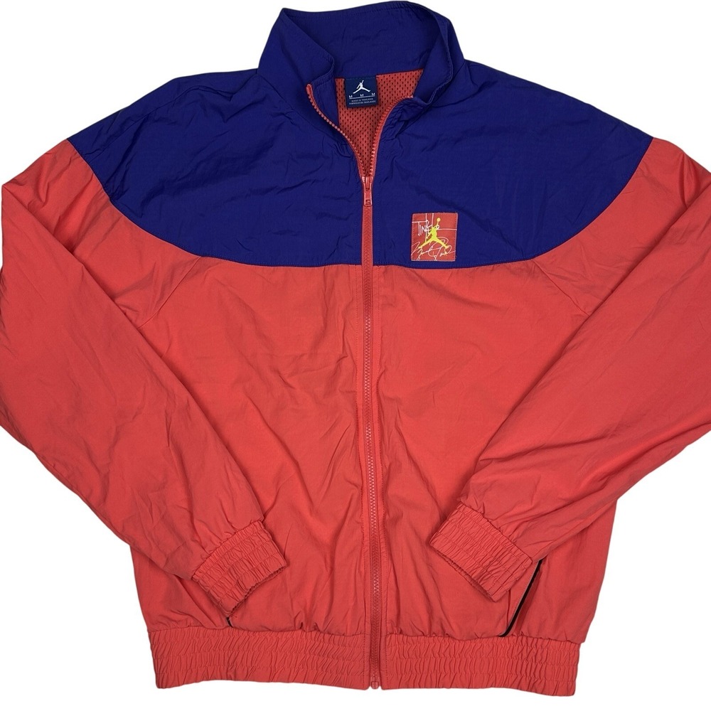Jordan Nike Air‎ Jacket Full Zip Colorblock Retro Windbreaker
